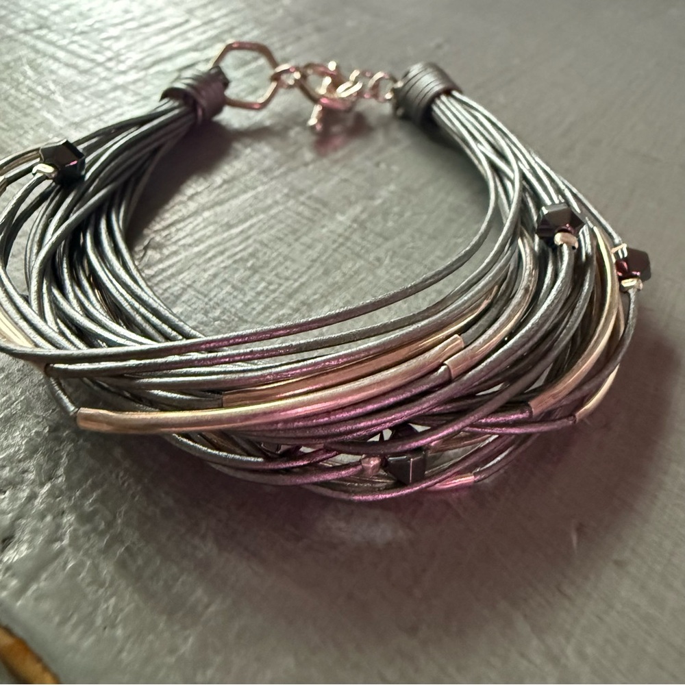 Silpada 925 Sterling Silver Multi Strand Bracelet - Picture 8 of 13